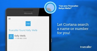 Truecaller Cortana integration
