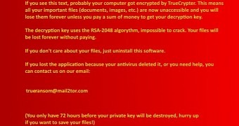 TrueCrypter ransom note