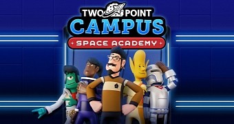 Two Point Campus: Space Academy key art
