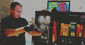 Gas station card skimmer