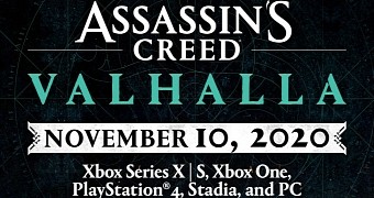 Assassin's Creed Valhalla launch date
