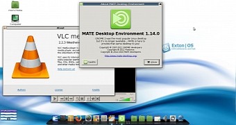 Exton|OS with MATE 1.14 and VLC 2.2.3