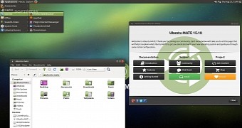 Ubuntu MATE 15.10 Beta 1 desktop