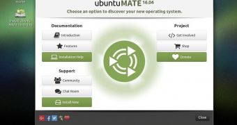 Ubuntu MATE 16.04 LTS Alpha 1 in action