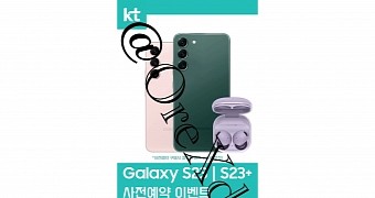The alleged Galaxy S23 poster