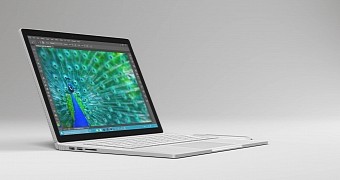 The first generation Surface Book laptop