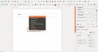 Edit Current context menu entry in Writer