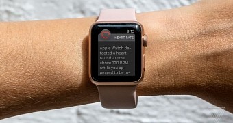 Apple Watch heart rate warning