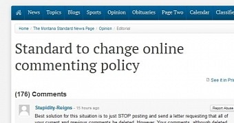 Montana Standard decides to unmask users on their sites after they got tired of trolls