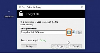 Right-click a file to encrypt or decrypt it using ​Easy File Encryptor