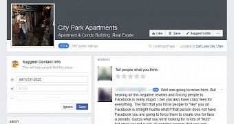 City Park Apartments Facebook page on May 31, 2016