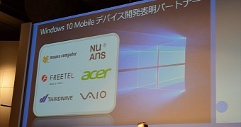Windows 10 Mobile presence in Japan