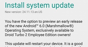 Verizon Rolls Out Android 6.0 Marshmallow Update for DROID Turbo 2 Employee Edition
