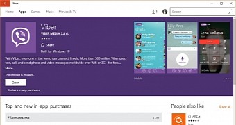 Viber for Windows 10 in the store