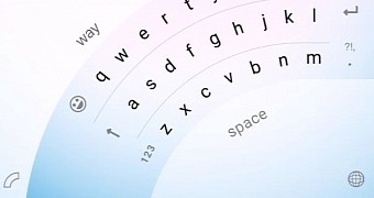This is the arc shaped layout of the keyboard