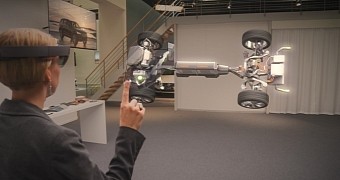 HoloLens users can interact with cars with air gestures