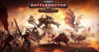 Warhammer 40,000: Battlesector - Daemons of Khorne key art