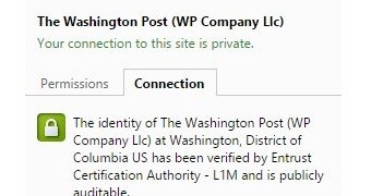 Connection to Washington Post's homepage starting June 30
