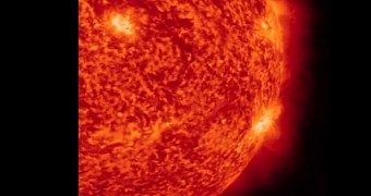 NASA video documents four days of solar activity