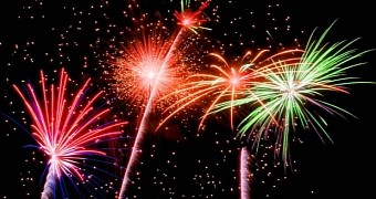 Fireworks owe their colors to specific chemical compounds