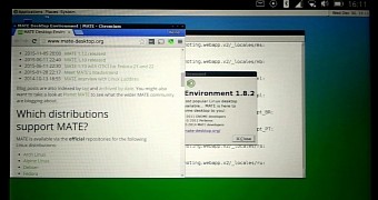Ubuntu MATE running on Meizu MX4