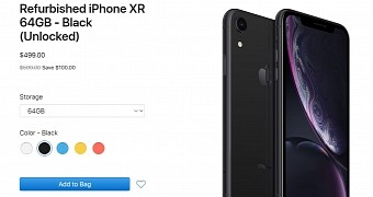 Refurbished iPhone XR in the Apple Store