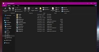 Dark theme in File Explorer