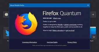 Mozilla Firefox 69 on Windows 10