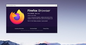 The latest Firefox version on Windows 10