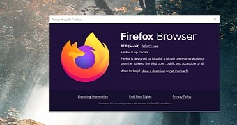 The latest Firefox version on Windows 10