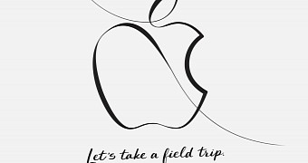 Apple's "Let's take a field trip" event invitation