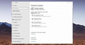 Downloading Windows 10 version 2004