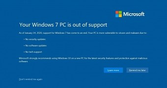 The full-screen Windows 7 upgrade notification