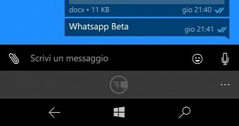 WhatsApp Beta for Windows Phone Updated with Improved Chat Interface