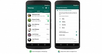 WhatsApp for Android with Google Drive integration