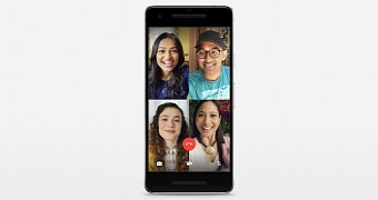 Group video calls support up to 4 participants