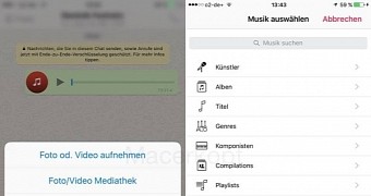 WhatsApp beta adds music sharing feature