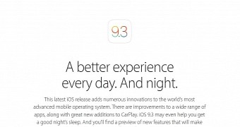 iOS 9.3 was the first to introduce Night Shift