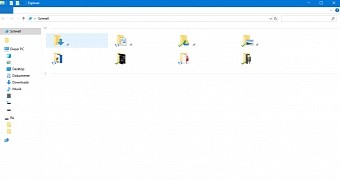 This is what File Explorer ends up looking like