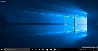 Windows 10 build 10159 desktop