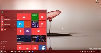 Windows 10 Build 10162 Start Menu Screenshots