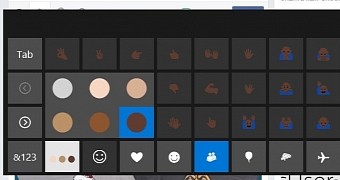 New diverse emoji in Windows 10