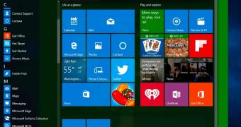 Windows 10 build 10558 messaging app