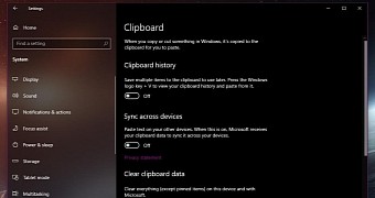 Cloud Clipboard is already available in Windows 10 version 1809