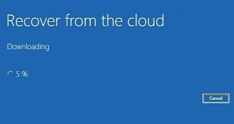 Windows 10 cloud reinstall option