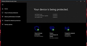 Windows Defender in the existing Windows 10 builds