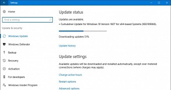 The new cumulative update for Windows 10 1607 devices