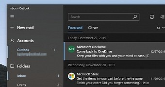 Focused Inbox in the stable version of Windows 10