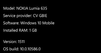 Windows 10 Mobile 10586