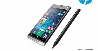 HP Elite X3 with a stylus